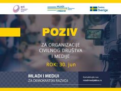 Mladi i mediji / Otvoren poziv za podnošenje projektnih ideja 2022/2023