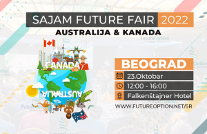 Sajam australijskog i kanadskog obrazovanja Future Fair – Beograd, 23.10.2022