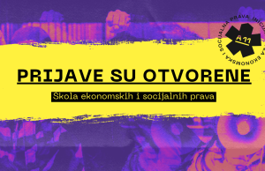 Otvorene su prijave za Školu ekonomskih i socijalnih prava