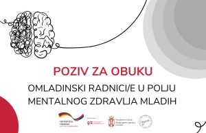 Poziv za obuku – “Omladinski radnici/e u polju mentalnog zdravlja mladih”