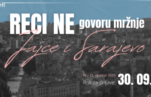 Pridruži se omladinskoj razmeni “Reci NE govoru mržnje”, posvećenoj izgradnji mira i suzbijanju govora mržnje!