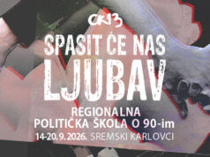 Poziv za učesnike/ce Regionalne političke škole o devedesetim “SPASIT ĆE NAS LJUBAV!” 2026