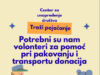 Poziv volonterima za podršku humanitarnim aktivnostima Centra za unapređenje društva
