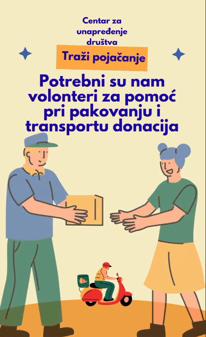 potrebni volonteri